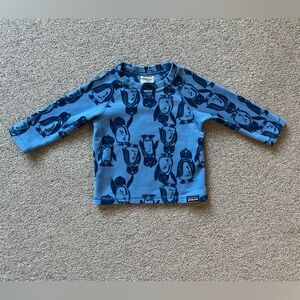 Patagonia Micro D Fleece 12-18 month, Penguin Print